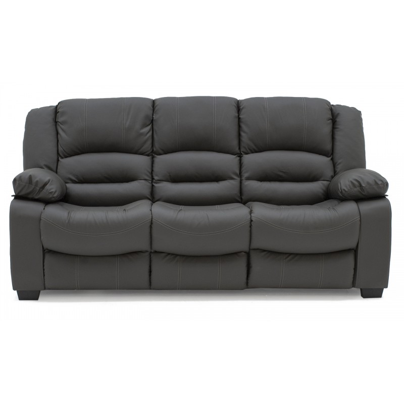 VL Barletto 3 Seater Fixed - Grey (Nett)